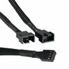 10Pcs 4-Pin PWM to Dual PWM Computer Case Fan Power Y-Splitter Cable  Wire 27cm
