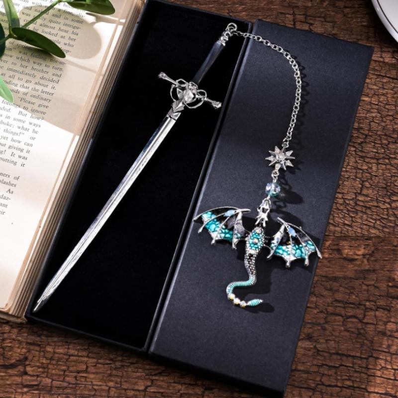 Fantasy Fourth Wing Bookmark - Vintage Tassel Metal Pendant Antique  Book Marker Reading Lovers Gifts Birthday Teacher Readers
