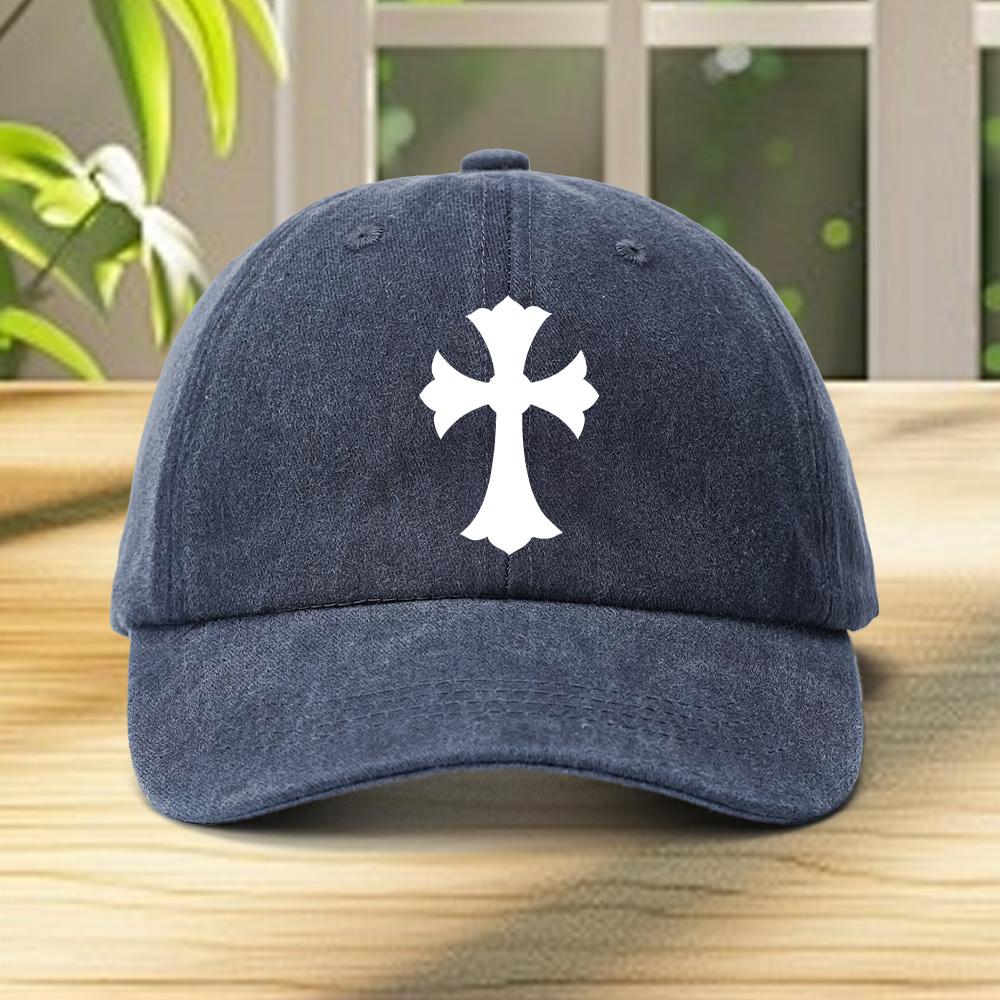 Classic retro printed baseball cap with adjustable size sun protection and casual hat suitable for outdoor travel and vacation,