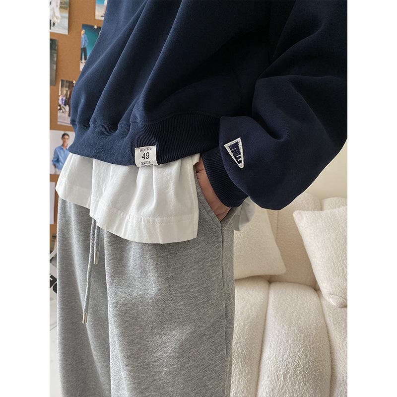 Polo Sinan z amerykańskim zamkiem błyskawicznym i klapą: Sweter o luźnym kroju z dodatkiem aksamitu, Kolekcja Jesień/Zima SN2019