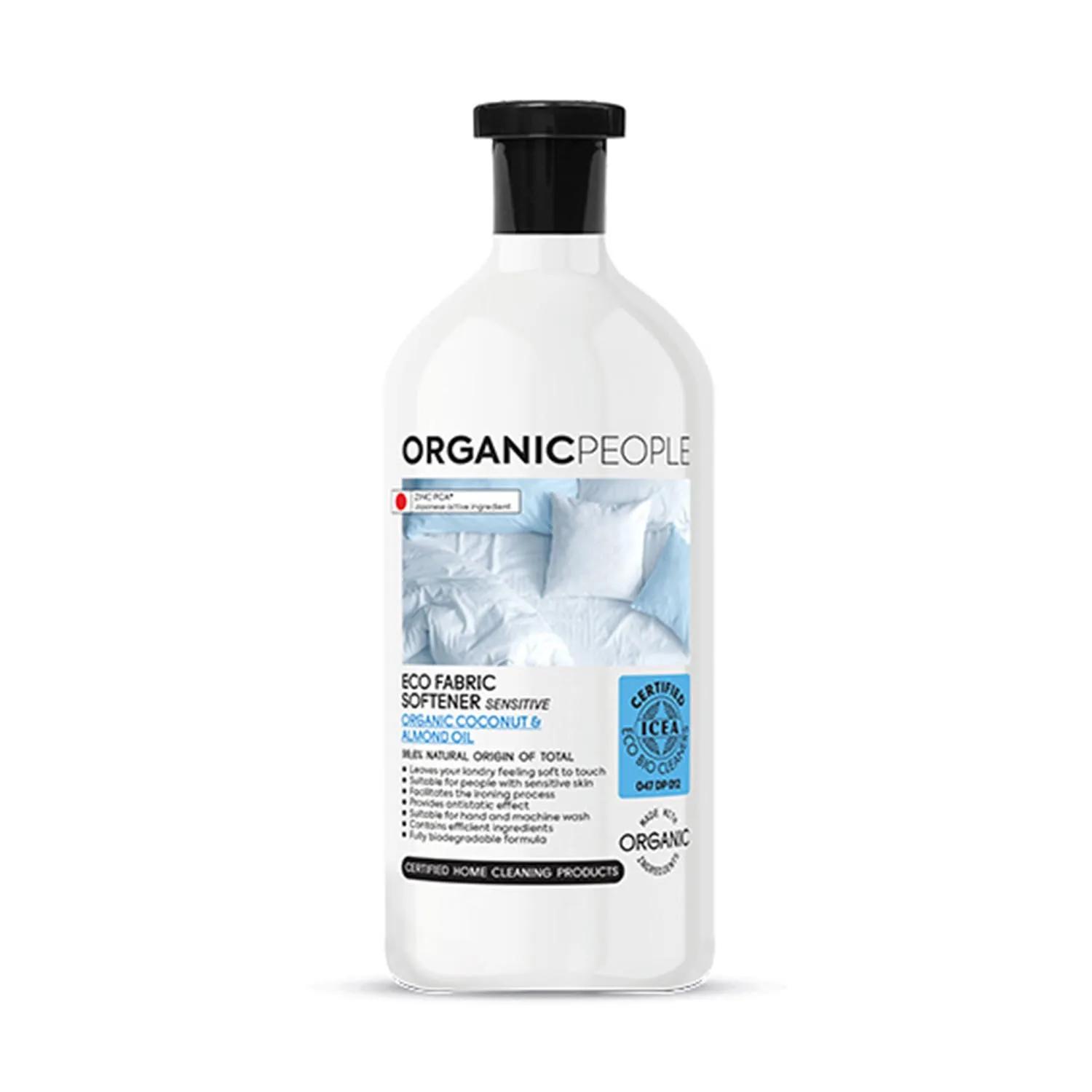 Organic People Sensitive Эко-кондиционер для белья с кокосом и миндалем 200 мл