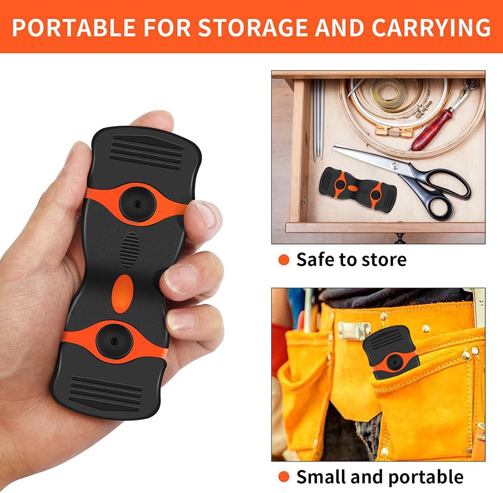 Plastic & Metal Razor Blade Scraper, Window Glass Cleaner, Vinyl Film & Adhesive Remover Tool for Car Home Clean Scraper Tool