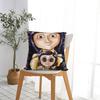 Coraline Tim Burton Pillow Case the Secret Door Fantasy Cushion Cover Custom Zipper Decor Pillowcase for Sofa 18