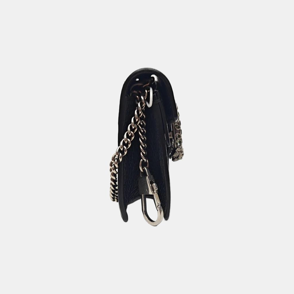 [Pre-Owned] Dionysus Tiger Head Buckle Chain Shoulder Leather Crossbody Bag Mini - Very Good #1WV4CVN