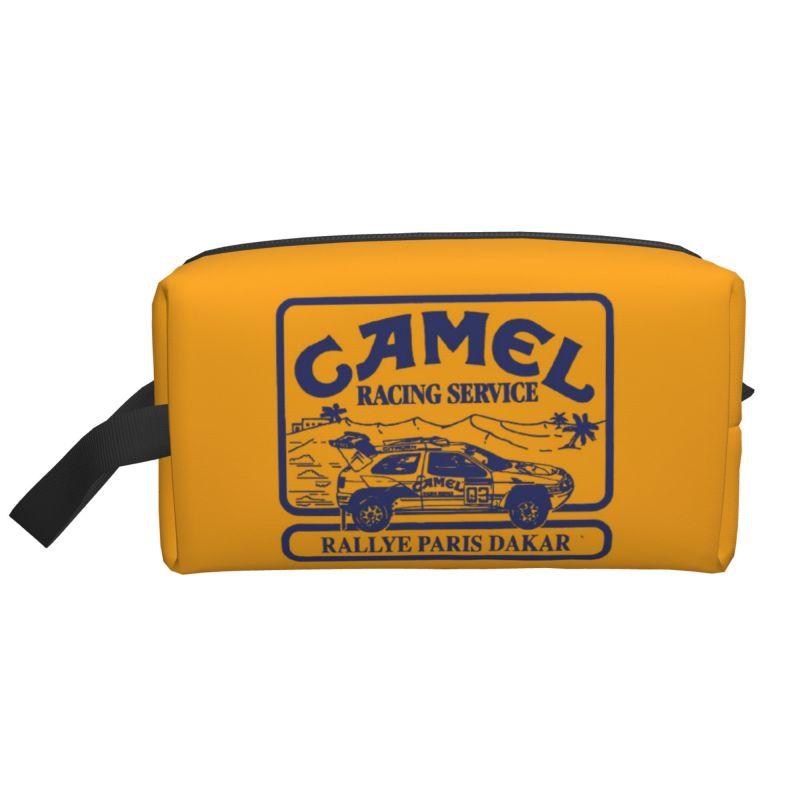 Camel Trophy Racing Makeup Bag Women Travel Storage Toiletry Bag Men Portable Cosmetic Organizer Waterproof Makeup Bags