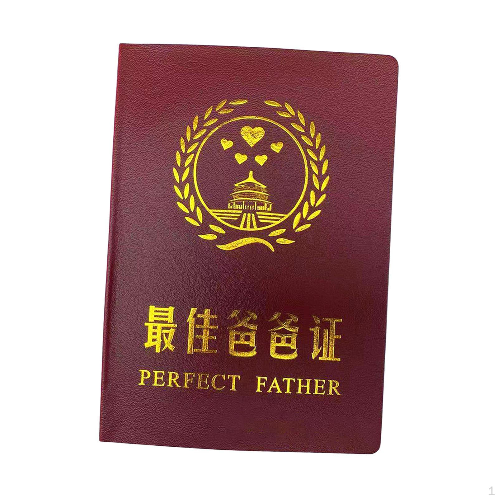 

Certificate Gift Chinese Fireplace Ornament Cabinet Desk Paper Certificates Present for Holidays Perfect Farther