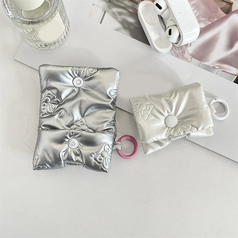Headphone Case Bows Data Cable Storage Bag Portable Data Cable Earphone Organizer Earphone Storage Bag Earphone Bag