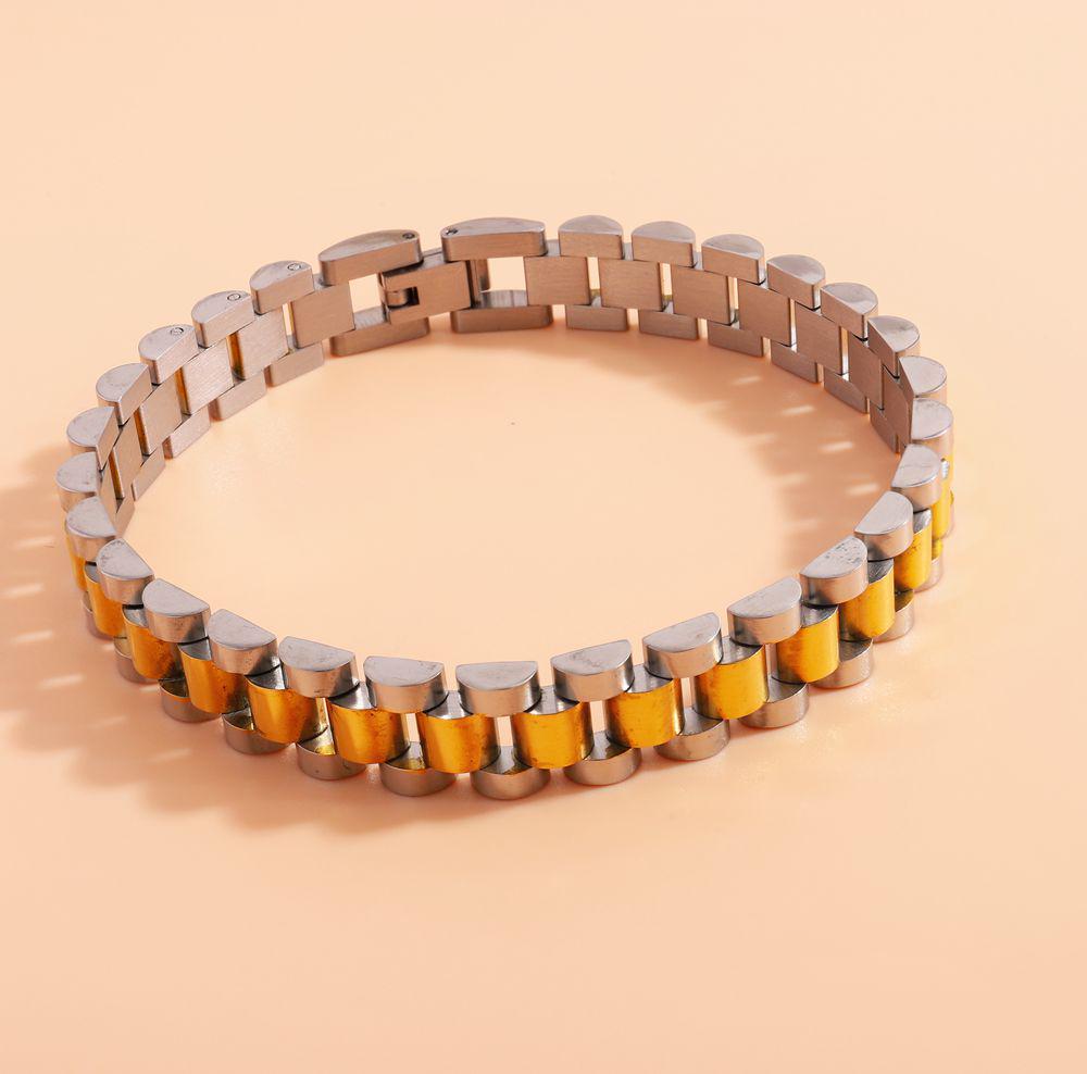 Luxury Titanium Steel Watch Band: Elegant Unisex Bracelet for Men and Women