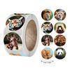 500Pcs Easter Stickers Self Adhesive Paper Sticker Happy Easter Party Gift Package Envelope Seal Decoration Cake Baking Labels