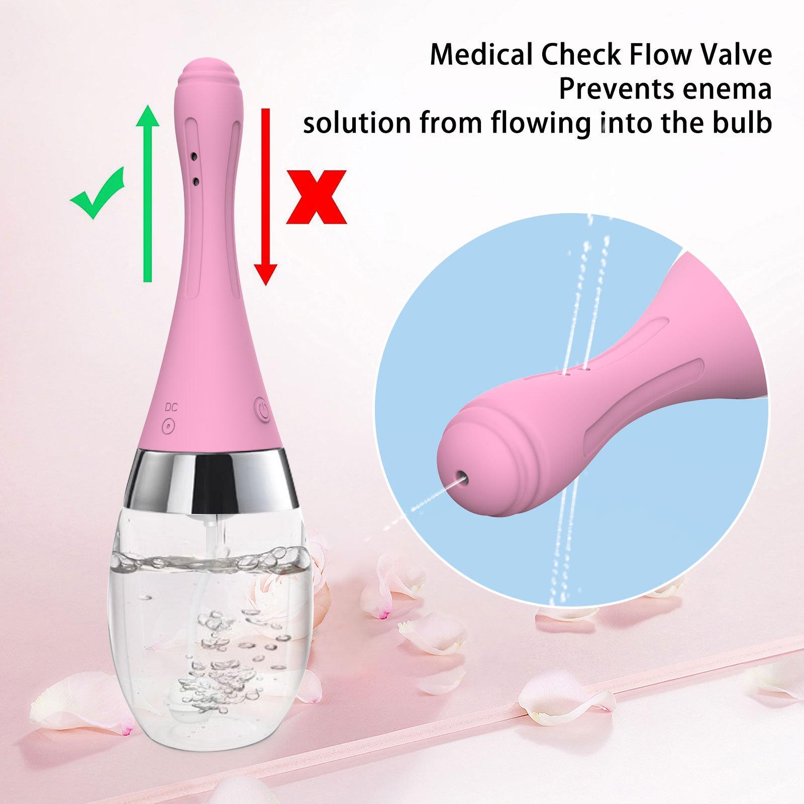 

Перезаряжаемый электрический биде-клизма 300 мл - Инструмент для очистки ануса для взрослых