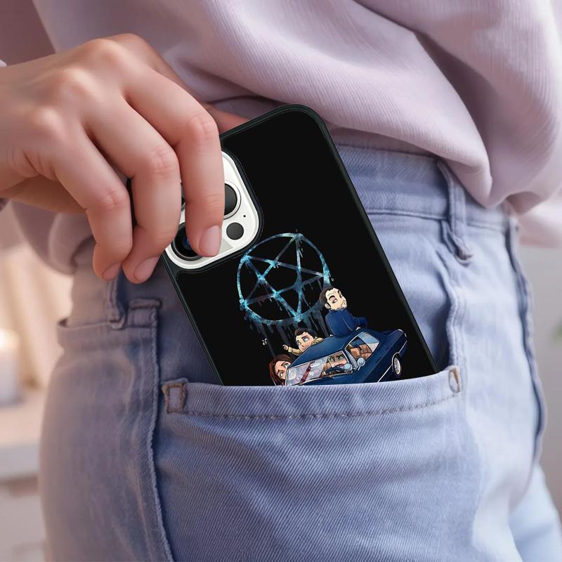 Supernatural SPN Dean Sam Phone Case For iPhone 17 Air 15 16e 14 13 Pro Max Coque 12 11 Pro Max PLUS cover
