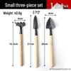 CPAI Gardening Tool Set: Small Shovel, Rake, Hoe, and Spade for Planting Flowers and Vegetables.