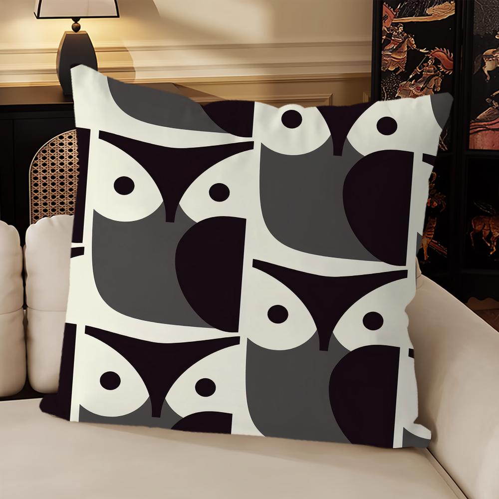 Ästhetische Kunst O-Orla Kiely Blumenstiel Kissenbezug Sofa Wohnzimmer Schlafzimmer Kopfteil Rückenlehne Kissen Quadratisches Kissen Nickerchenzeit