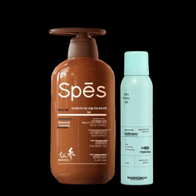 Spēs Red Ginseng Oil Control Shampoo & Dry Spray Set
