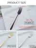 Exquisite 304 Stainless Steel Fork Practical Korean Steak Fork Cake Fruit Dessert Fork Kitchen Tableware Party