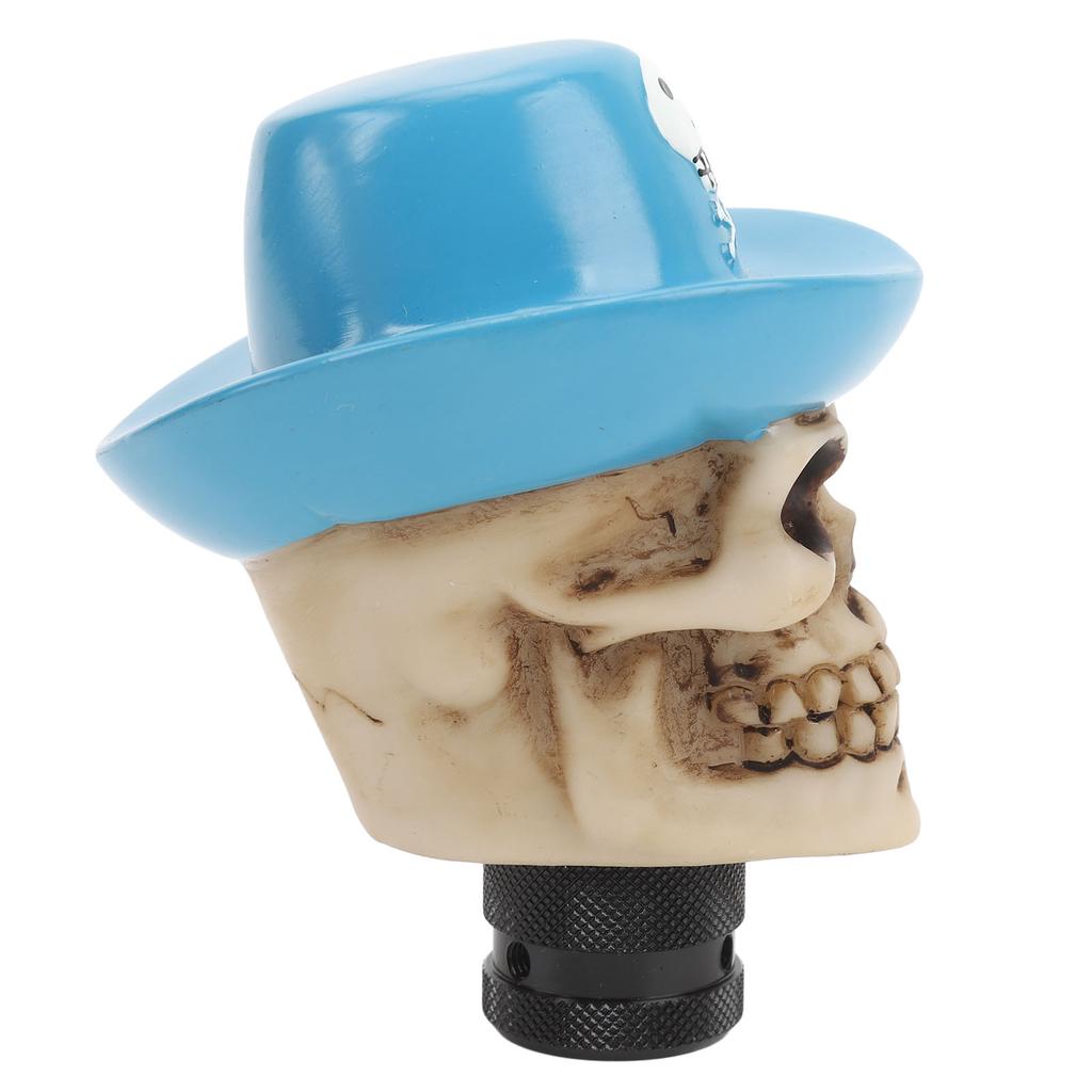 Totenkopf-Schaltknauf aus Kunstharz mit komfortablem Griff, passend für die meisten Schaltgetriebe