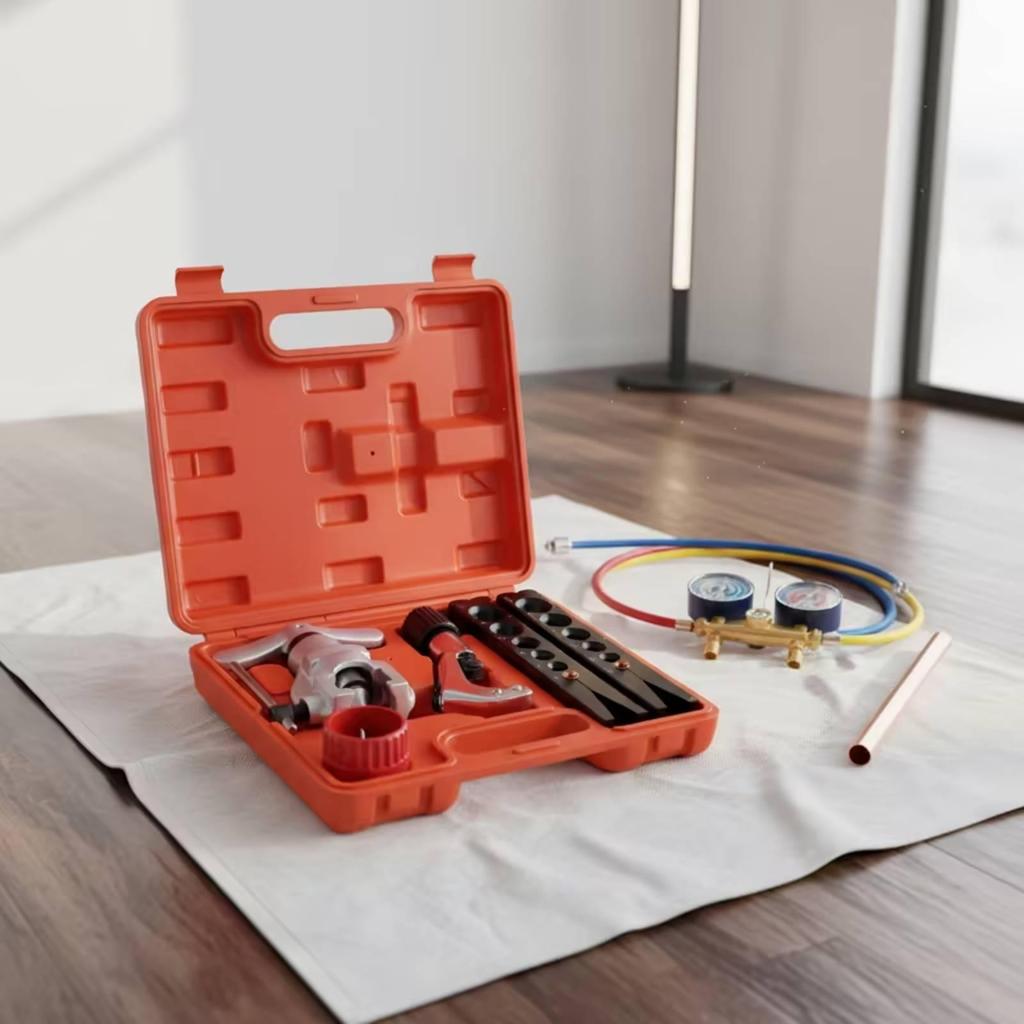 Flaring Tool with Carrying Container Portable Tubing Set Multiple