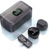 Q8 Lavalier 3-in-1 Wireless Microphone: Noise Reduction, Live Broadcast, Self-Media Recording, Camera Compatible.