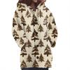 Women's Fashion Casual Long Sleeve Wool Knit Hoodie Button Cardigan