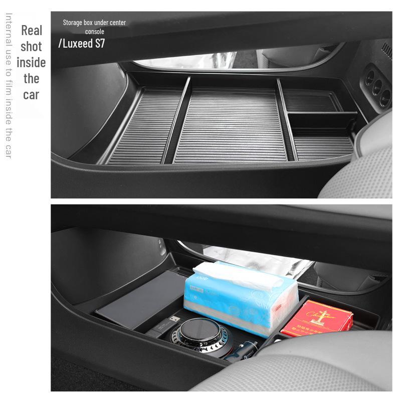 Zhijie S7 Mittelkonsole Unteres Ablagefach Organizer