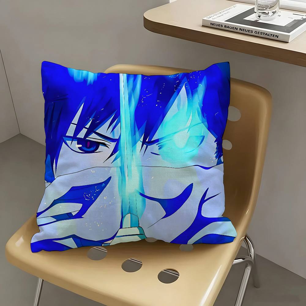 1pc Anime Blue Exorcist Pillow Case Fashion Square Pillowcase Bedroom Sofa Room Ins Decoration Leisure