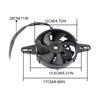 Cooling System Oil Cooler Fan Parts Water Cooler High Performance Motorcycle Cooling Fan  Quad