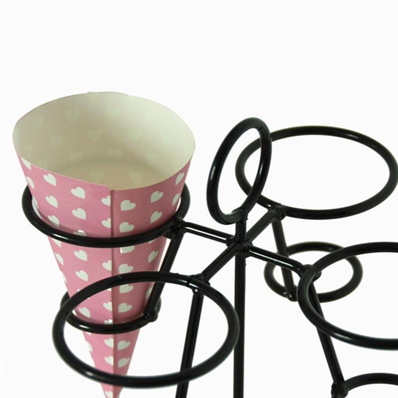 1PC Display Rack Convenience Store Ice Cream Rack DIY Ice Cream Stand Creative Holder Desktop Black Shop Sundries Accessories