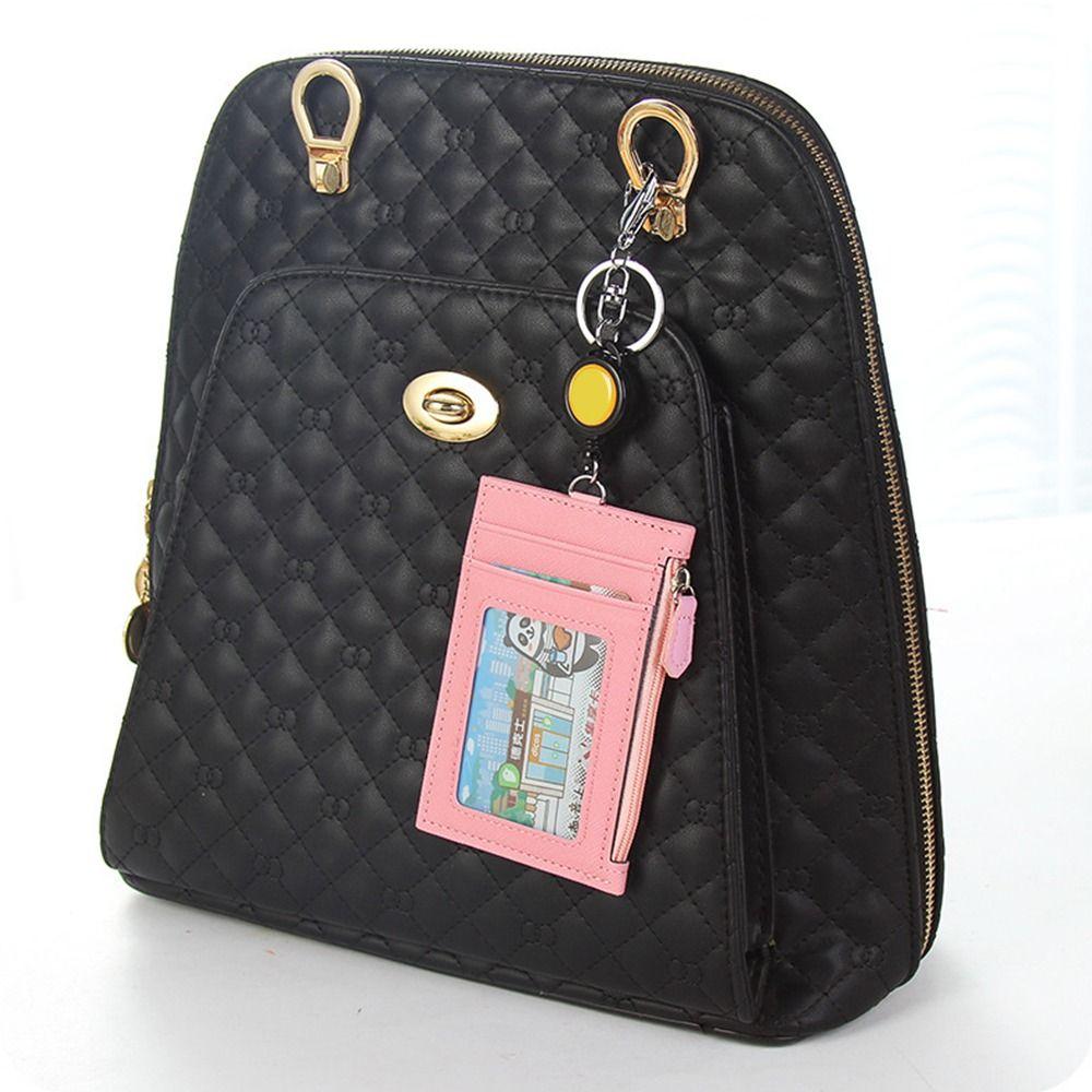Fashion Retractable Money Pocket Creative Case Pouch Credit Card Cover ID Card Clip Badge Holder