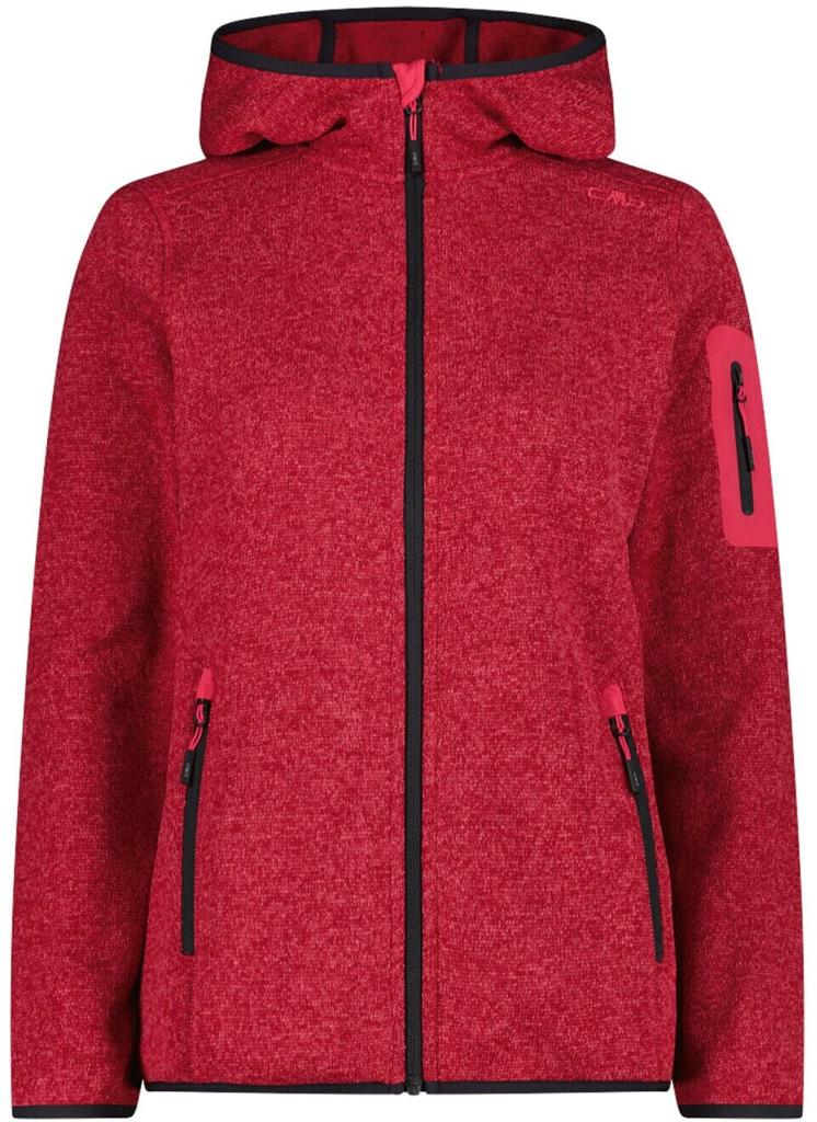 Куртка CMP Woman Fleece Jacket Fix Hood (3H19826) Jacket FIX Hood carminio-darker