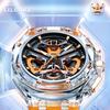 SVJ Men's Watch High-grade Three-dimensional Hollow Carving Sense Luminous Watch Waterproof Quartz Men's Watch