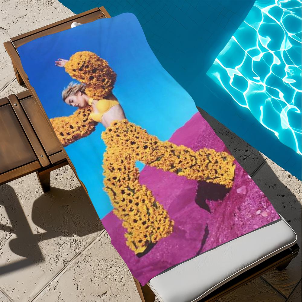 P-Pommelien Singer T-thijs Towel Beach Quick Dry Soft Pool Towels Gift for Travel Gym Shower Camping Sports