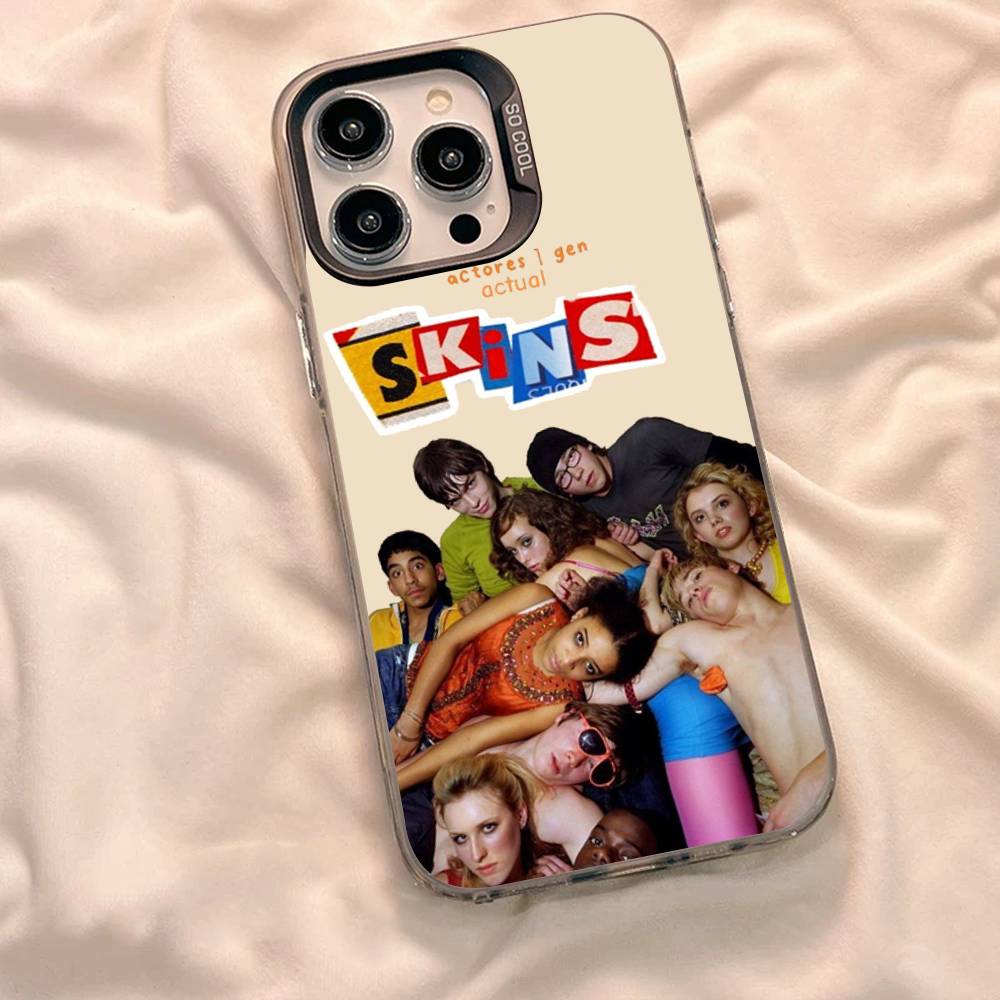 Skins Movie TV Phone Case Color Silver Shell For IPhone 17 16 15 14 13 12 11 Pro Max Plus