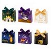 10Pcs Multicolor Eid and Ramadan Gift Boxes Star/Moon Portable Eid Gift Box Simple DIY Gift Packaging Bags
