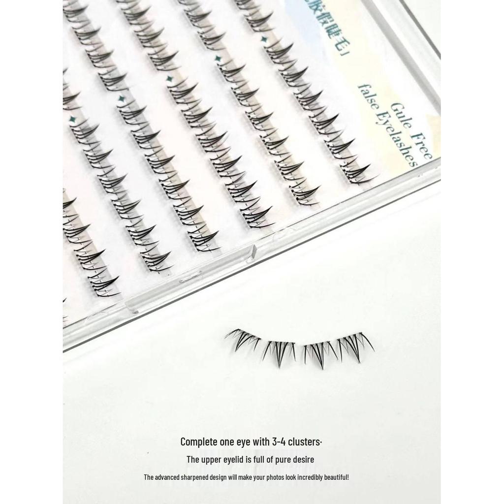 Cartoon Style Diao Chan Lower Lashes: Realistic, Natural False Eyelashes with Single Clusters for On-Camera Looks and Easy Application.