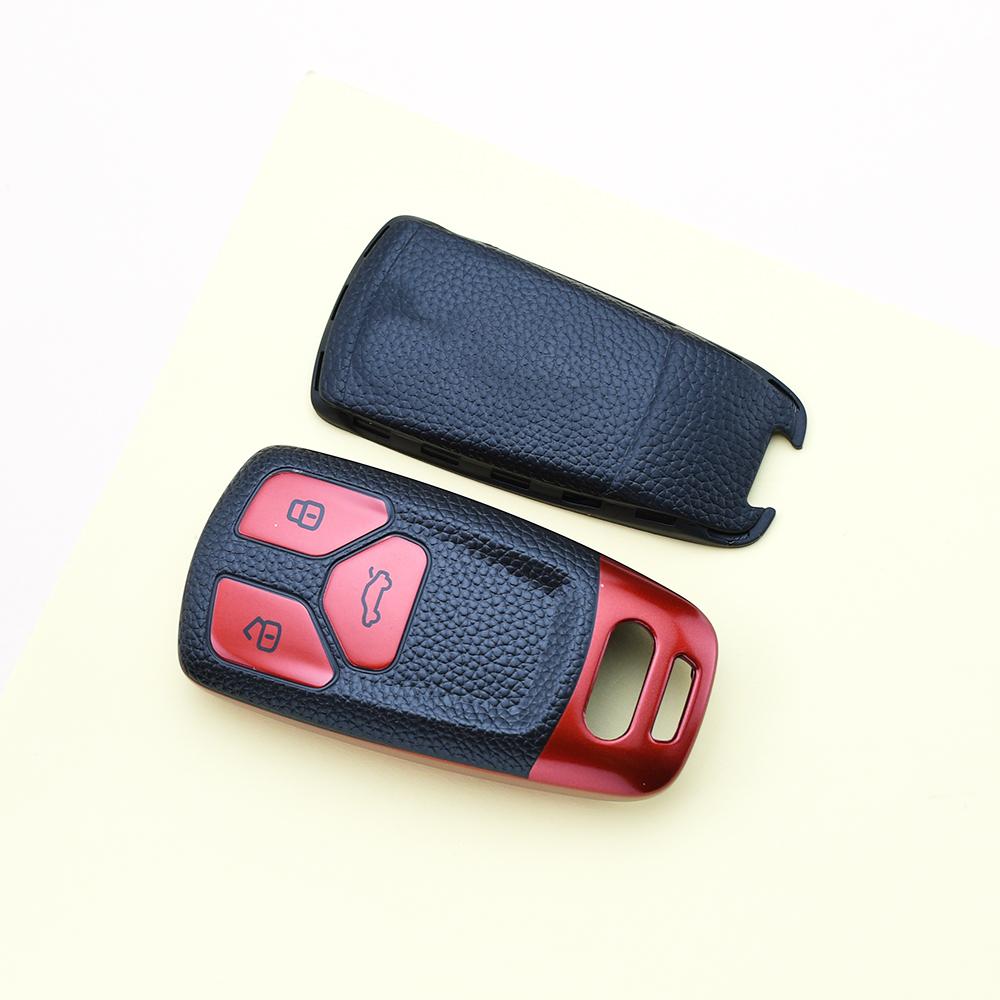 Auto Schlüsselloser Schutzanhänger TPU Auto Fernbedienung Schlüsselhülle Abdeckung Schale für A4 B9 A5 A6 8S 8W Q5 Q7 4M S4 S5 S7 TT TTS TFSI RS