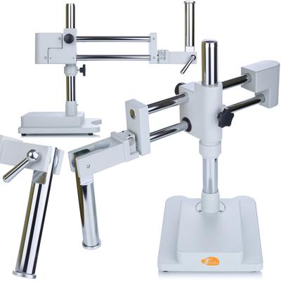 Rosfix Suwnica Do Mikroskopu Stereoskopowego SDMS1 – Regulowany Słup 380 Mm | Ruch Poziomy 235 Mm | Stabilna Podstawa 210x260 Mm