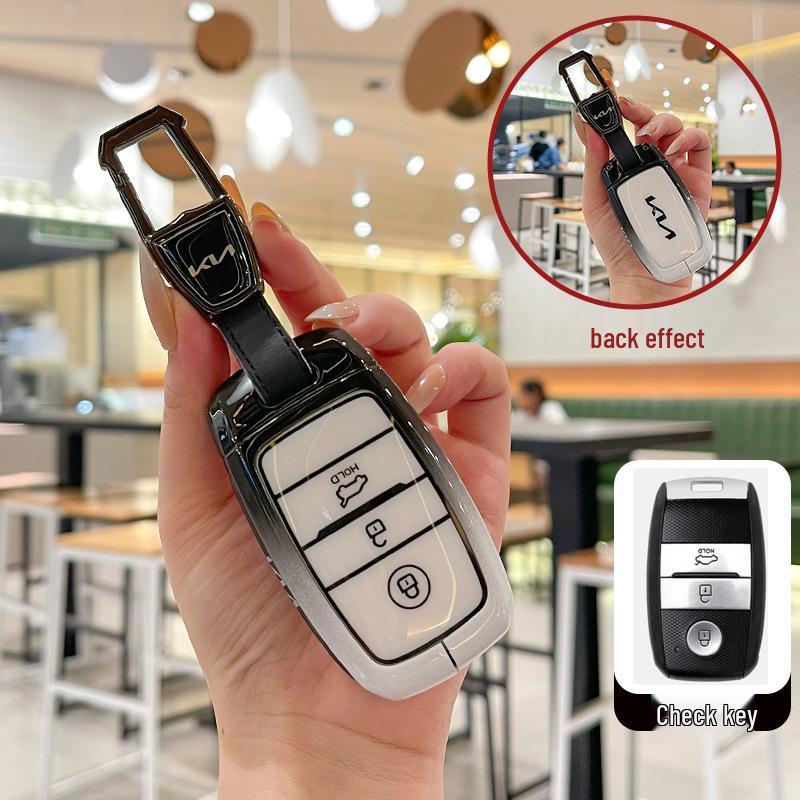 Kia Huanchi KX3/K4/KX5/KX7 2023 Intelligente Metall-Autoschlüsselhülle