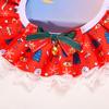Christmas Pet Lace Scarf Dog Bib Saliva Towel Cat Collar Bow Bell Kitten Puppy Scarf