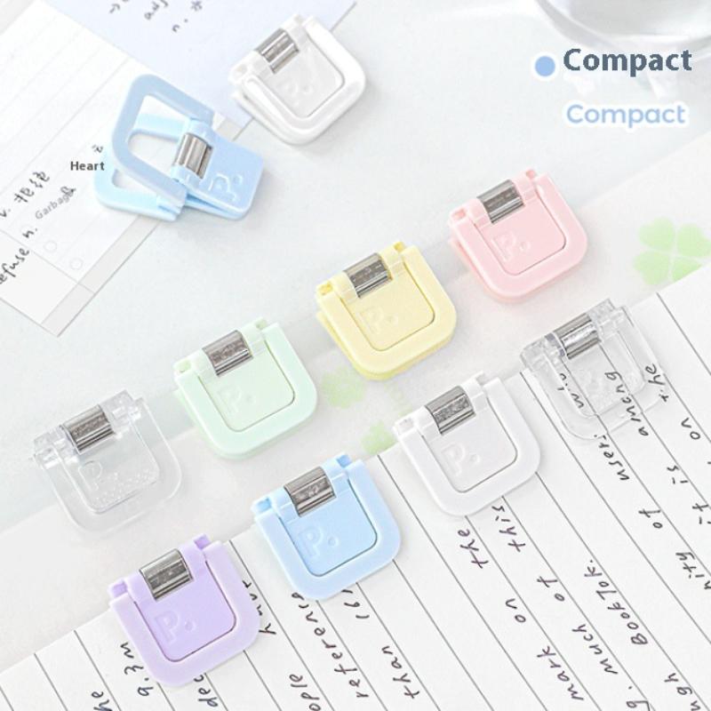 4/6Pcs Mini Multifunctional Clip Can Stand Upright Storage Clip Binding Clip File Clip Binding Paper Handbook Clip Sealing Clips