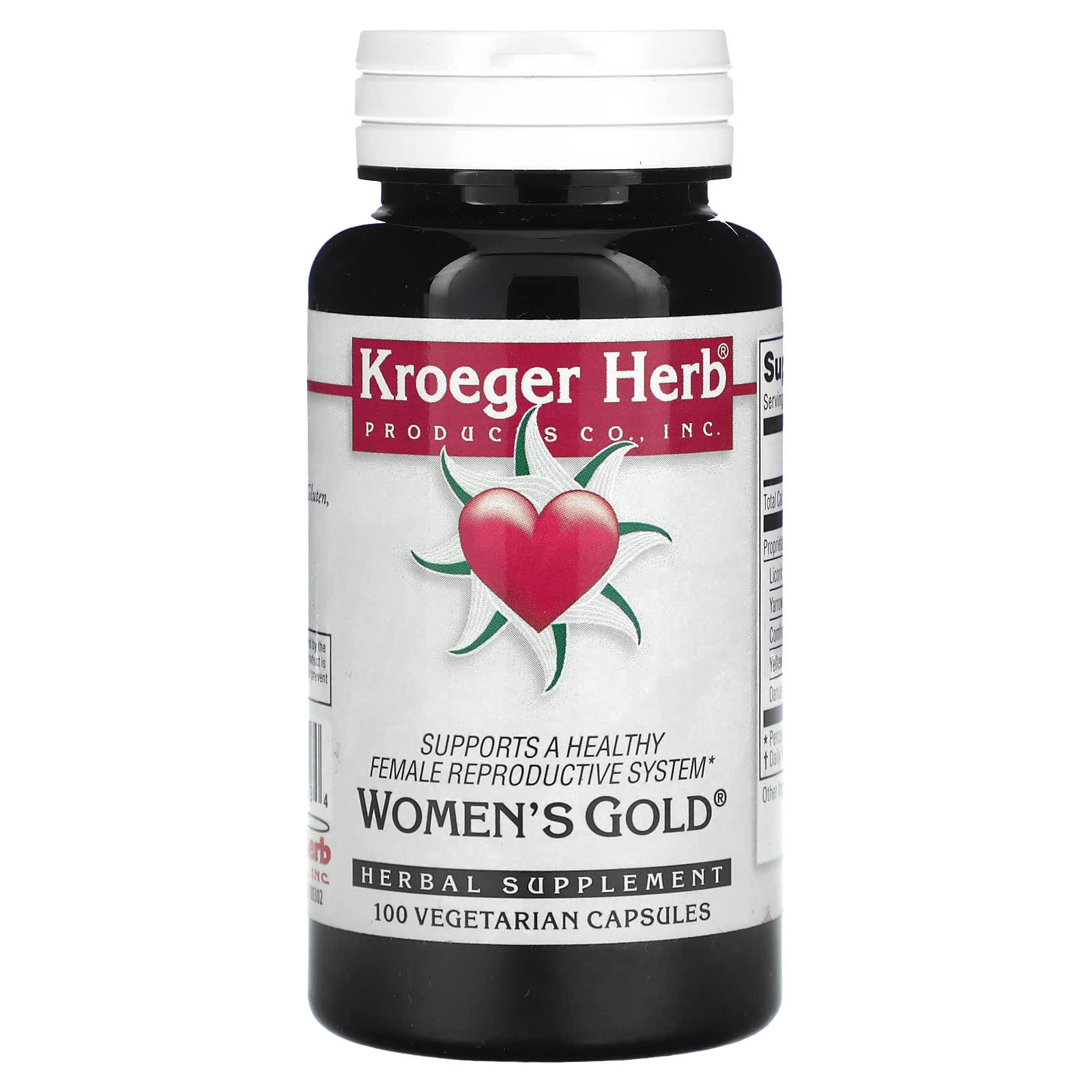 

Kroeger Herb Co, Women s Gold, 100 Veggie Capsules