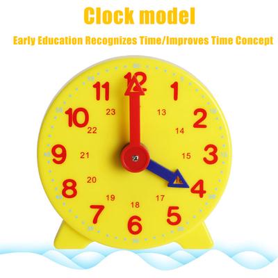 10cm Model Child Toy Clock Education Two Kid Learning