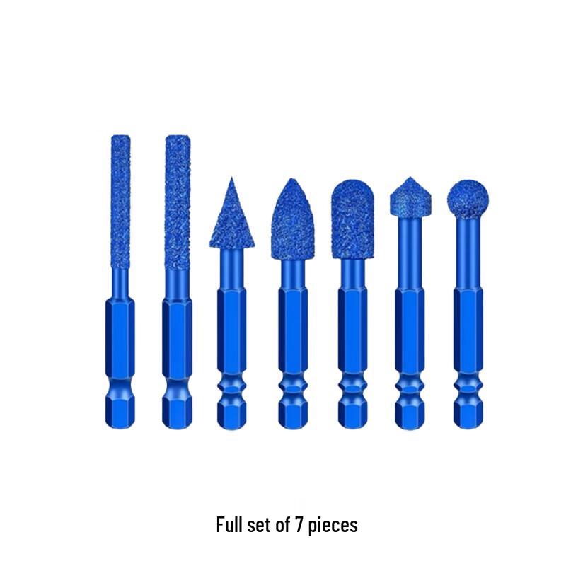 7-Piece Diamond Rotary File Set