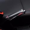Carbon Fiber & Silver Color ABS Handbrake Cover Auto Handbrake Grip Protector