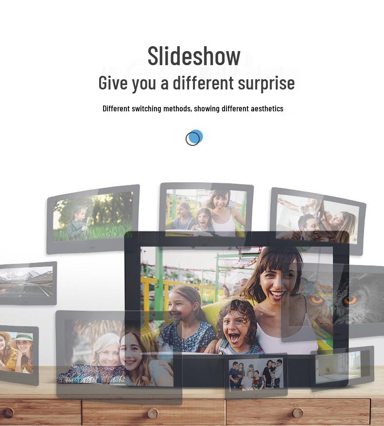 7-Inch HD Digital Photo Frame Display for Hotel Reception