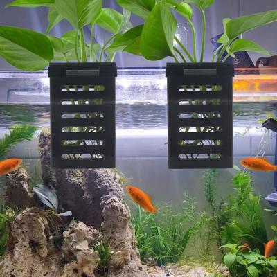 Aquarium Pflanzhalter mit Haken und Saugnäpfen für emers wachsende Pflanzen, zur Kultivierung von Wasserpflanzen und als Dekoration für Wasserspiele