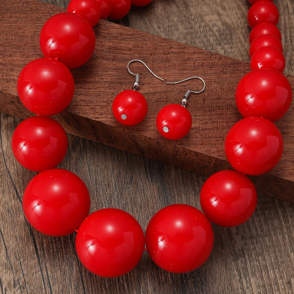 Europejskie i amerykańskie koraliki ryżowe, spersonalizowana moda i wysoki poziom, etniczny zestaw biżuterii