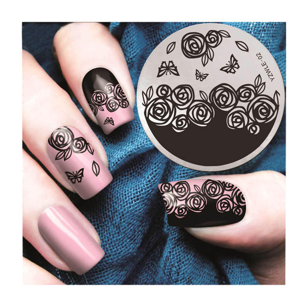 [BH] Nail Art Printing Plate Image Stamping Plates Manicure Template
