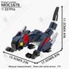 MOOXI Action Game Series Dragon Monster Anime Figures Building Blocks Adults Set MOC Bricks DIY Assembly Kids Toys Birthday Gift