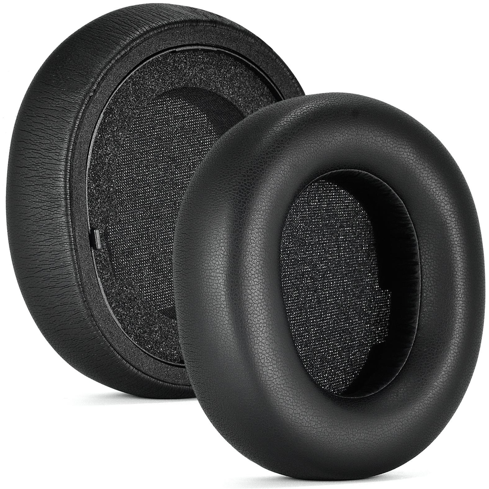 

For SteelSeries Arctis Nova Elite Headset repair parts Replacement Breathable football net memory sponge leather/flannel ear pad чёрный