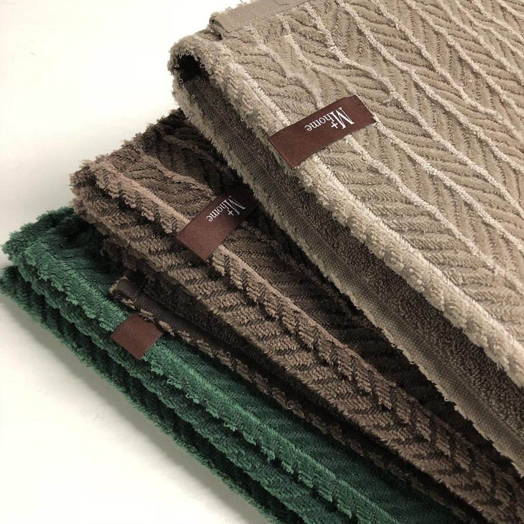 Senko Bellevue 100 x 140 Stor Tillverkad i 79465 M+home Handduk, Grön, Ca. cm, Storlek, Japan,